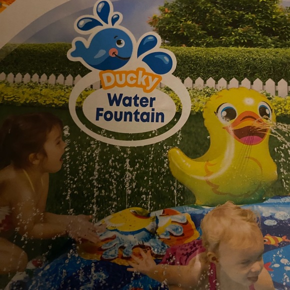 Bonsai Jr Ducky Pond Splash Mat 18 months+ stomp for sprinkling surprise New - Picture 2 of 7